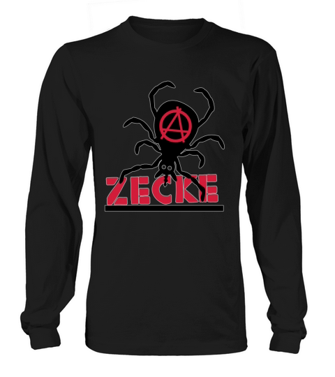 hEine Arachno-Anarcho-Comic-Zecke Long sleeved Unisex