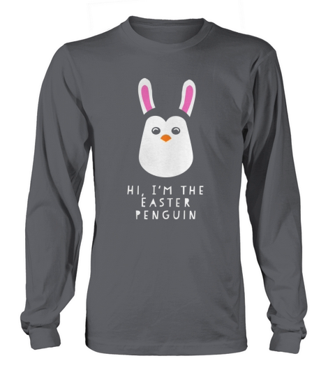 Hi IM The Easter Penguin Tee Shirt Black Youth B06xkmpcqx 1 Long sleeved Unisex