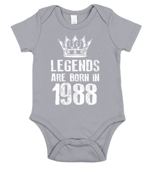1988 legends born in Short Sleeve Baby One-Piece