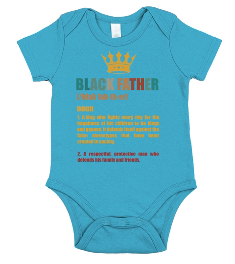 black father definition Short Sleeve Baby One-Piece