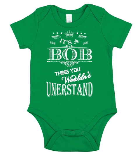 BOB, BOB Shirts, BOB Hoodie, BOB Shirt, BOB Tee Short Sleeve Baby One-Piece