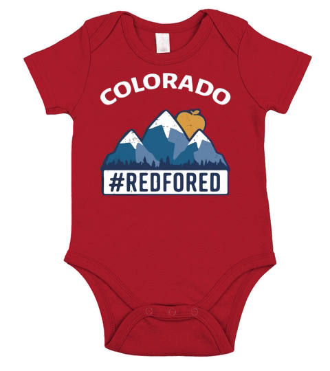 Colorado RedForEd Short Sleeve Baby One-Piece