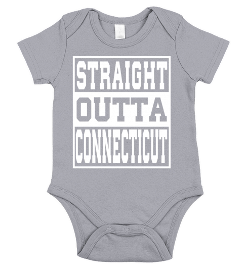 Connecticut Straight outta Connecticut Ideas Short Sleeve Baby One-Piece