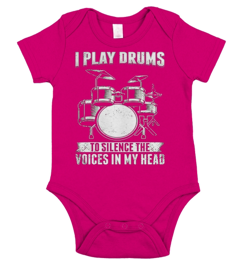 Drum Short Sleeve Baby One-Piece