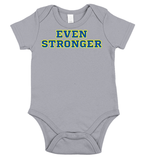 EVEN STRONGER Short Sleeve Baby One-Piece