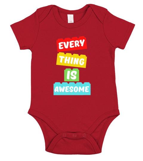Everything s Awesome For The Eternal Optimist Short Sleeve Baby One-Piece