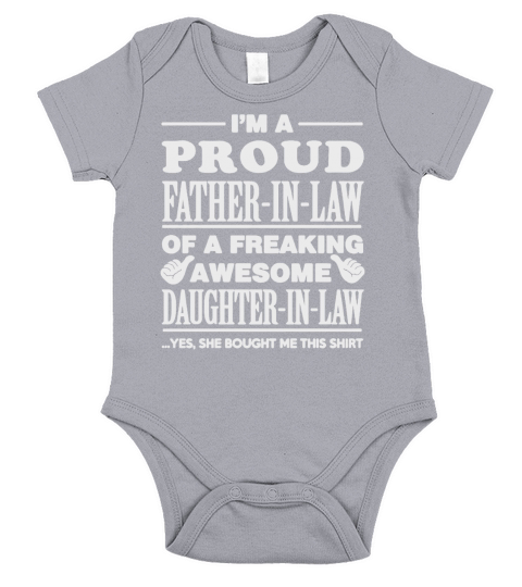 Father In Law Shirt T-Shirt Short Sleeve Baby One-Piece
