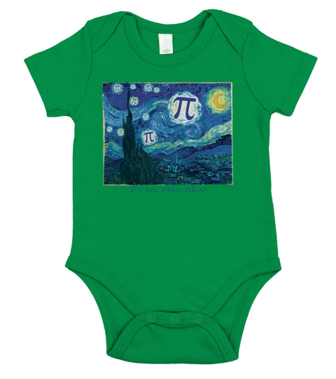Funny Tshirt For Pi in the Irrational Sky----XZHQYUR Short Sleeve Baby One-Piece