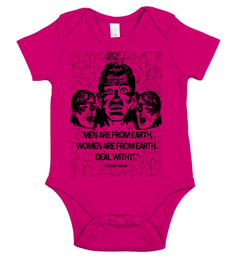 George Carlin Quote T-Shirt Short Sleeve Baby One-Piece