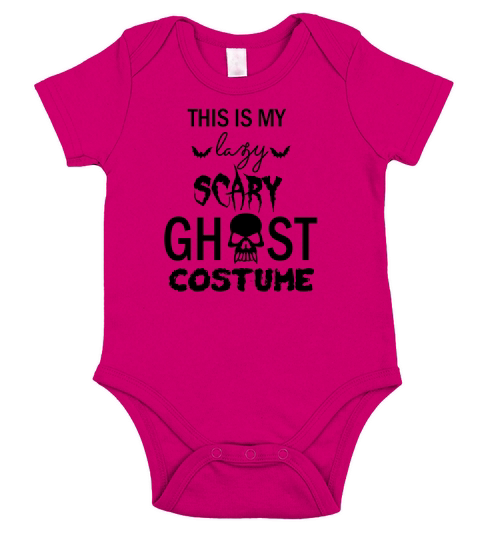 Ghost Costume Halloween Workout Short Sleeve Baby One-Piece