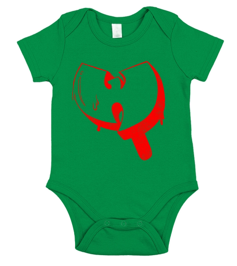 ice cream wutang red Short Sleeve Baby One-Piece