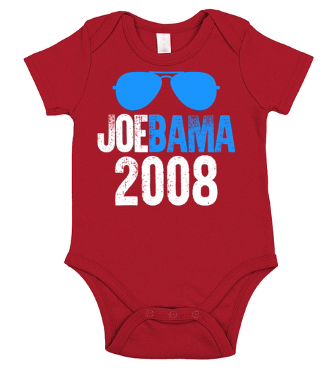 Joe Biden Barack Obama JoeBama 2008 Democrat Vote Short Sleeve Baby One-Piece