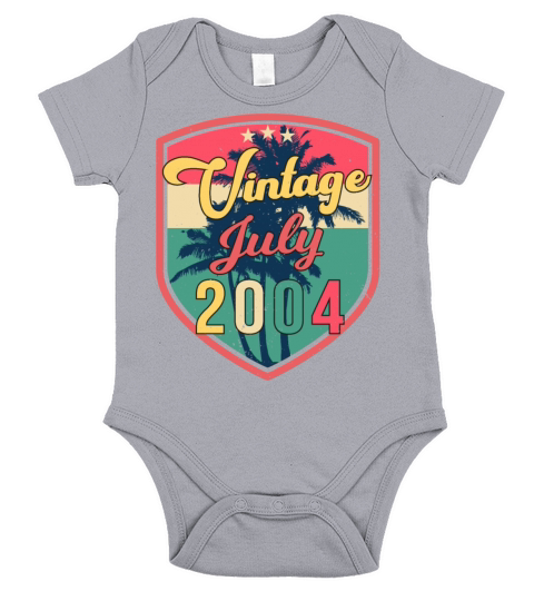 July 2004 Finally 18 Years Short Sleeve Baby One-Piece