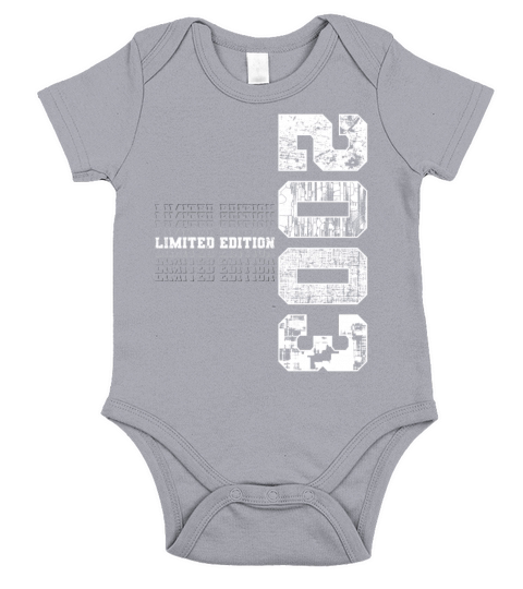 Limited Edition 2003 Grunge Birthday 2003 Gift Short Sleeve Baby One-Piece