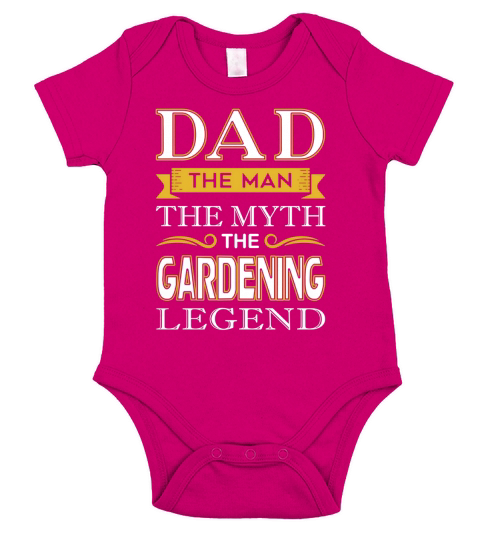 Mens Gardener Dad Shirts Gifts for Dad Short Sleeve Baby One-Piece