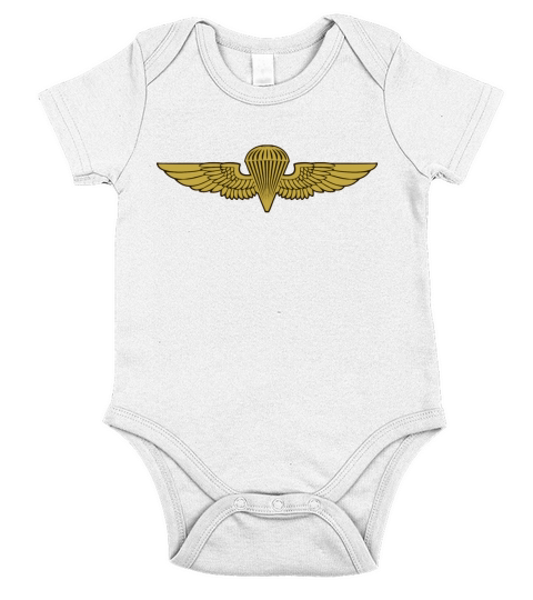 Navy--Jump-Wings-0208 T-Shirt Short Sleeve Baby One-Piece