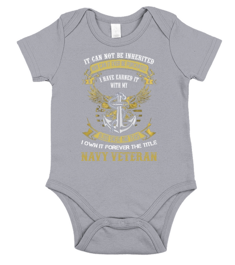 NAVY Short Sleeve Baby One-Piece