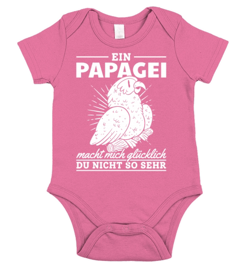 Parrots Make Me Happy You Not So Much Parrot Birds Short Sleeve Baby One-Piece