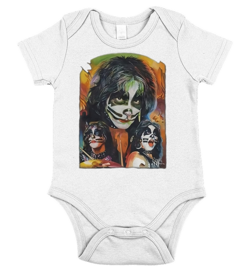 Peter Criss Short Sleeve Baby One-Piece