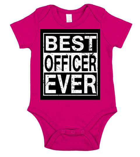 Police Best Officer ever Short Sleeve Baby One-Piece