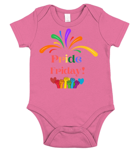 Pride Friday Short Sleeve Baby One-Piece