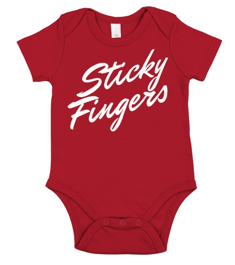 Sticky Fingers Band Logo Short Sleeve Baby One-Piece