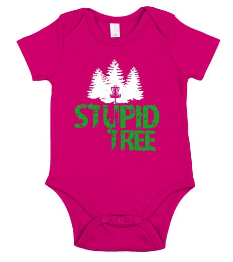 Stupid Tree Disc Golf Short Sleeve Baby One-Piece