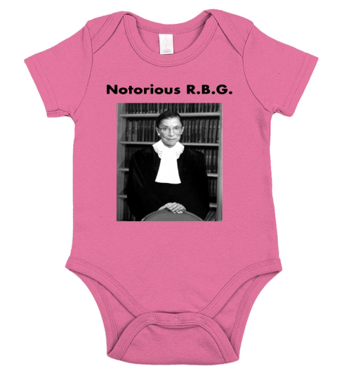 The notorious RBG t- shirt Short Sleeve Baby One-Piece