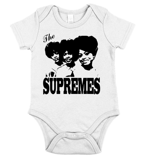 The Supremes Band Tshirt Short Sleeve Baby One-Piece