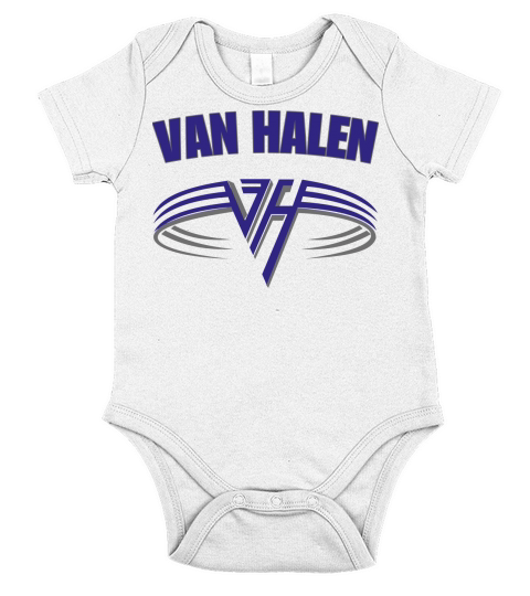 Van Halen Short Sleeve Baby One-Piece