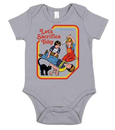 Vintage Let&#8217;s sacrifice Toby Short Sleeve Baby One-Piece