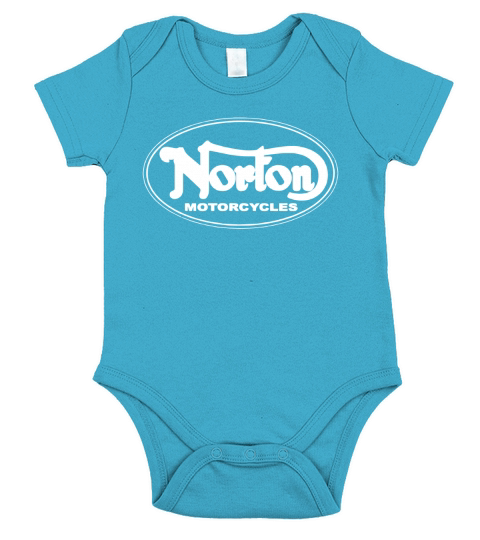 Vintage motorcycle Norton T-Shirt Short Sleeve Baby One-Piece