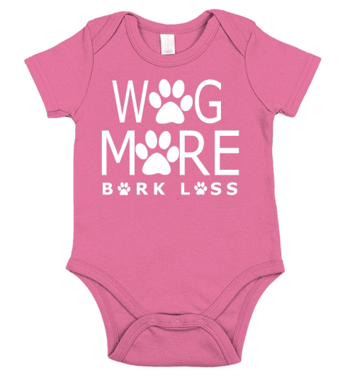 Wag More, Bark Less Short Sleeve Baby One-Piece