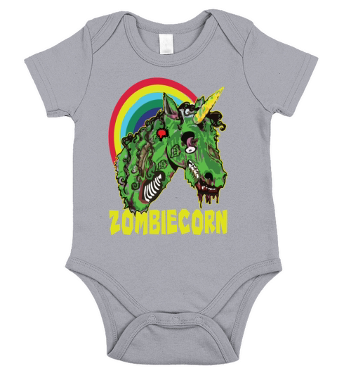 Zombie corn Zombie Unicorn Short Sleeve Baby One-Piece