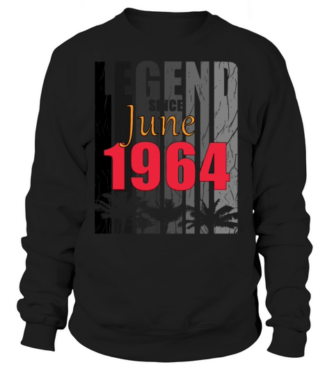 1964 vintage born in June gift Sweatshirt Unisex