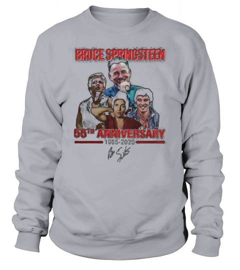 Bruce Springsteen 55th Anniversary 1965-2020 Signature shirt Sweatshirt Unisex