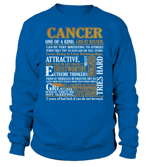 Cancer zodiac horoscopes Sweatshirt Unisex