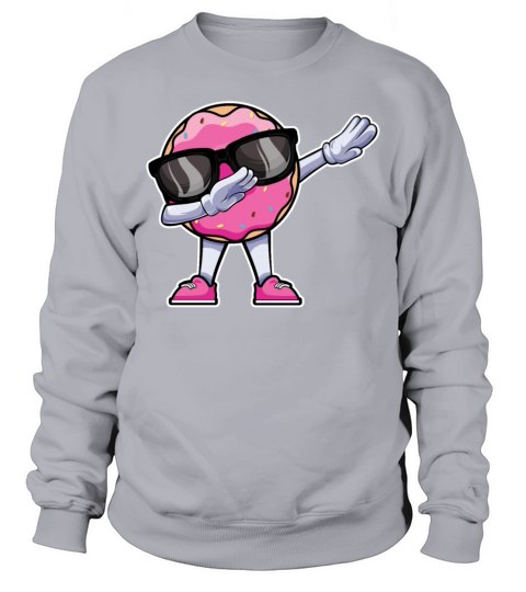 Dabbing Donut Funny Doughnut Donut Lover Dab Dance Sweatshirt Unisex