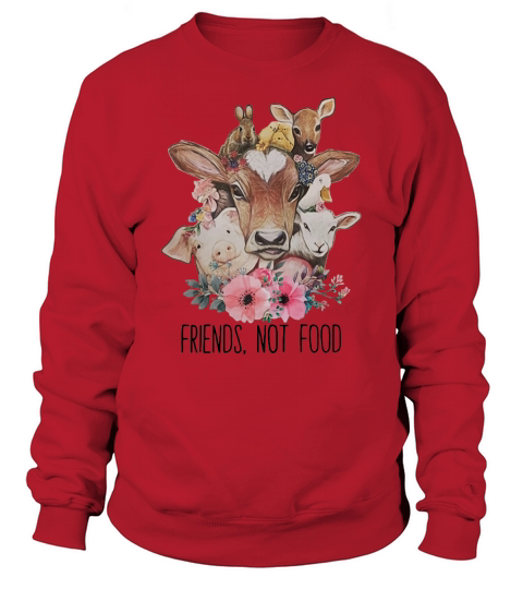 Friends not food Sweatshirt Unisex