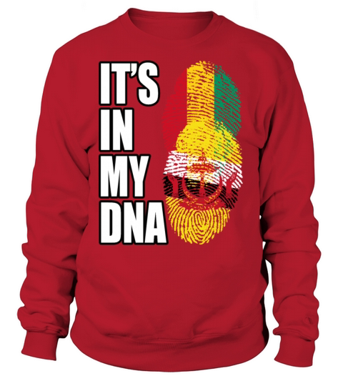 Guinean And Bruneian Mix Heritage DNA Flag Sweatshirt Unisex