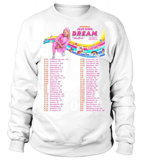 Jojo Siwa Dream 2020 Dates Sweatshirt Unisex