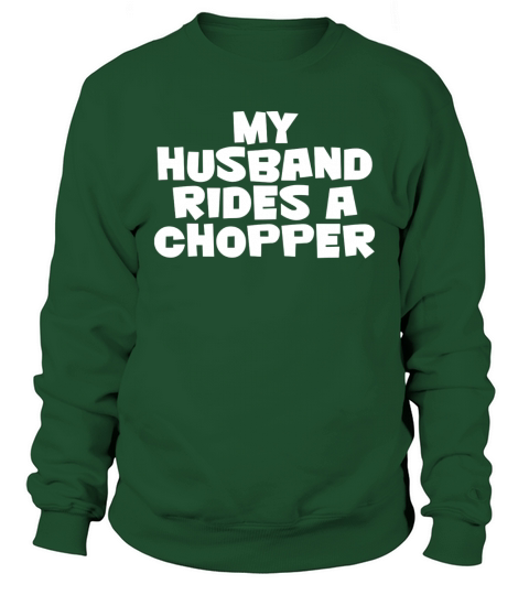MY HUSBAND RIDES A CHOPPER Pillowcase Sweatshirt Unisex