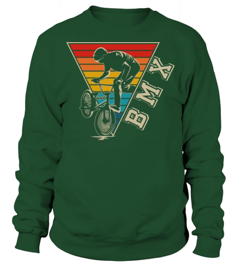 Vintage BMX Freestyle Bike Stunt Boys Biking Sweatshirt Unisex