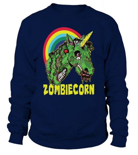 Zombie corn Zombie Unicorn Sweatshirt Unisex