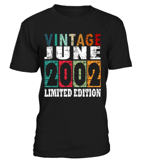 2002 vintage born in June gift T-Shirt Unisex