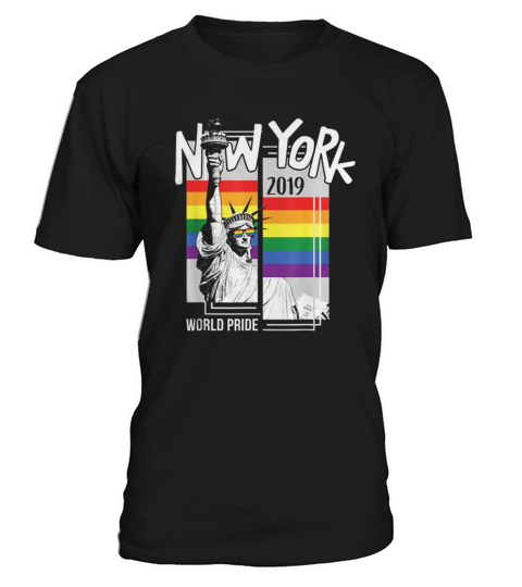 LGBT NYC World Pride 2019 Rainbow New York shirt T-Shirt Unisex