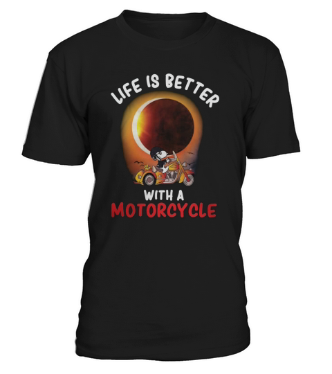 Snoopy with Motorcycle T-Shirt Unisex