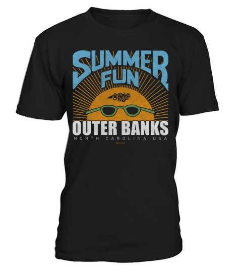 Summer Fun OBX Outer Banks North Carolina Vintage T-Shirt Unisex