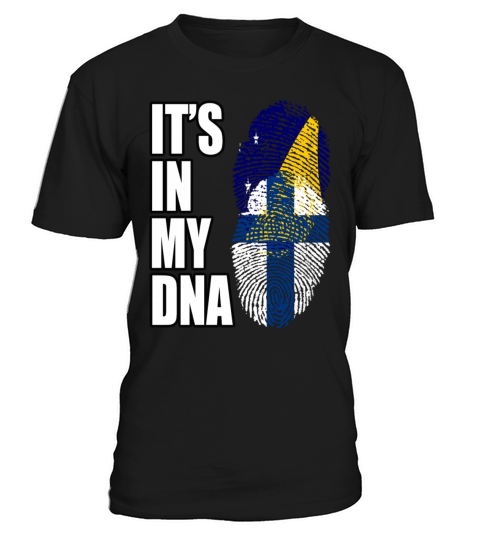 Tokelauan And Finland Mix Heritage DNA Flag T-Shirt Unisex