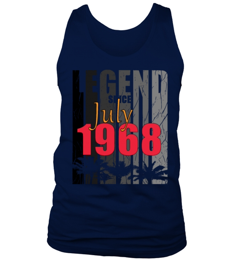 1968 july vintage birthday Tank Top Unisex